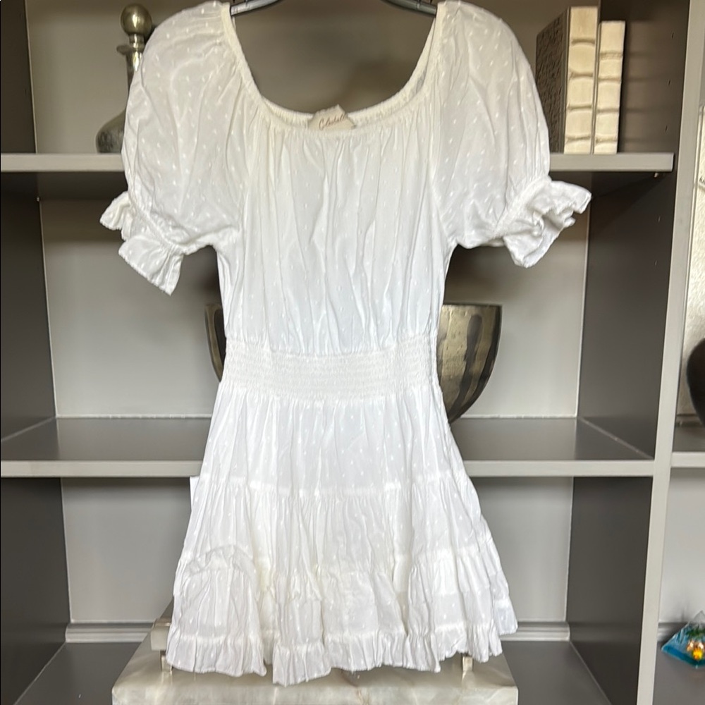 Cleobella White Mini Dress